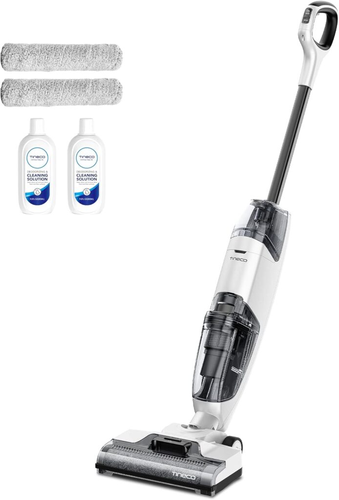 Tineco iFLOOR 2 Complete Cordless Wet Dry Vacuum Floor Cleaner and Mop, One-Step Cleaning for Hard Floors, Great for Sticky Messes and Pet Hair