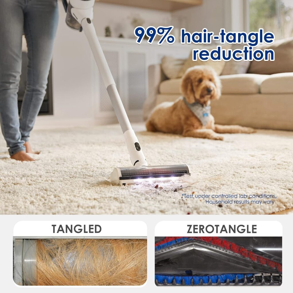 Tineco Pure ONE S11 Cordless Vacuum Cleaner, Smart Stick Handheld Vacuum Strong Suction  Lightweight, Cordless Handheld Vacuum Deep Clean Hair, Hard Floor, Carpet, Car (Pure ONE S11 Grey)