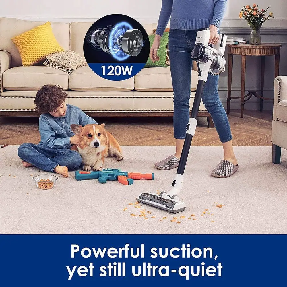 Tineco PWRHERO11 Snap Cordless Vacuum Cleaner, Lightweight Handheld Stick Vac 120W Powerful Suction for Carpet, Hard Surface, Pet Hair